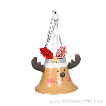 Cute Christmas Hanging Bells Wrought Iron Decoration